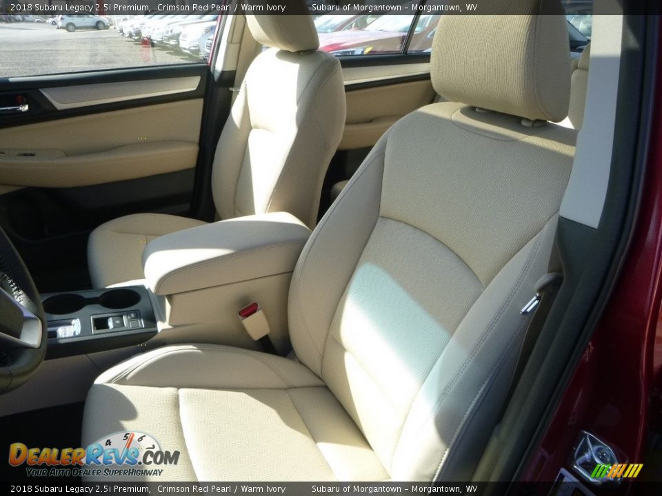 2018 Subaru Legacy 2.5i Premium Crimson Red Pearl / Warm Ivory Photo #15