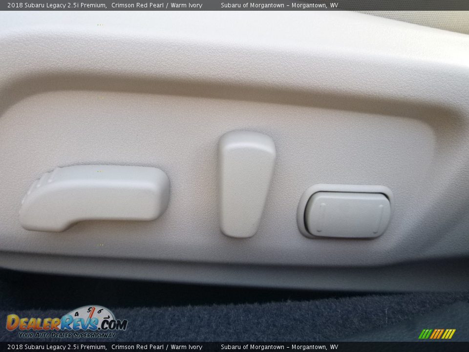 2018 Subaru Legacy 2.5i Premium Crimson Red Pearl / Warm Ivory Photo #17