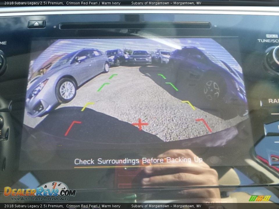 2018 Subaru Legacy 2.5i Premium Crimson Red Pearl / Warm Ivory Photo #19