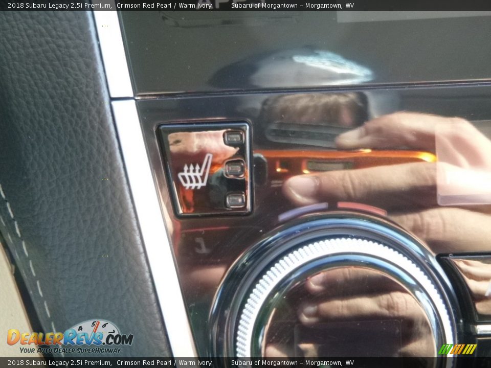 2018 Subaru Legacy 2.5i Premium Crimson Red Pearl / Warm Ivory Photo #20