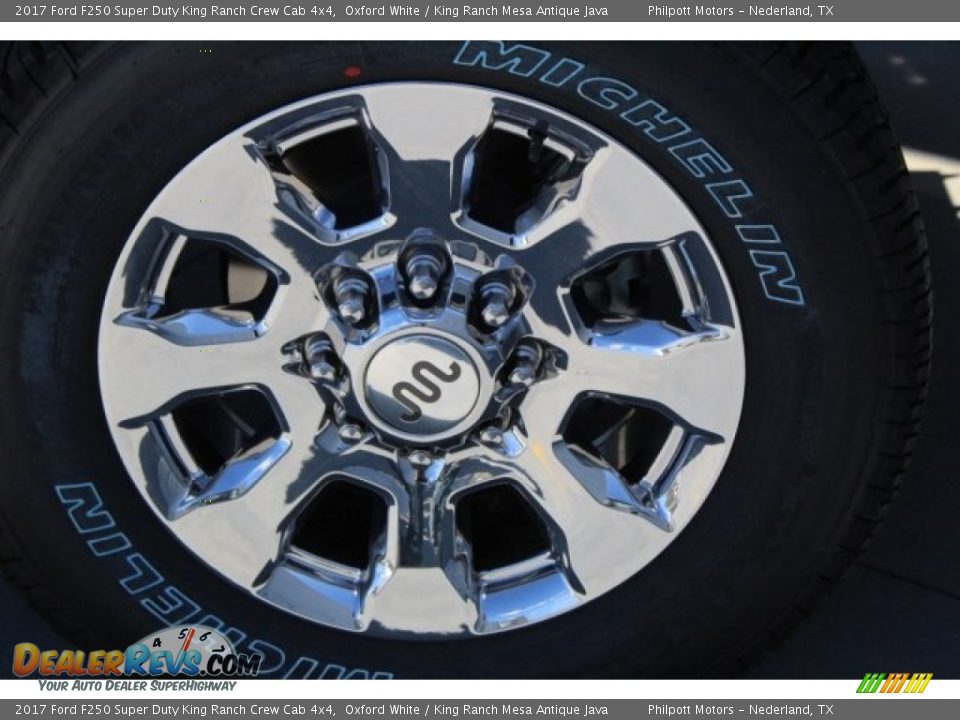 2017 Ford F250 Super Duty King Ranch Crew Cab 4x4 Oxford White / King Ranch Mesa Antique Java Photo #5