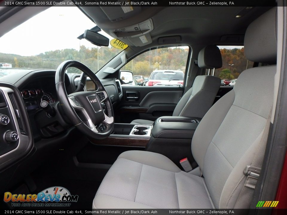 2014 GMC Sierra 1500 SLE Double Cab 4x4 Sonoma Red Metallic / Jet Black/Dark Ash Photo #17