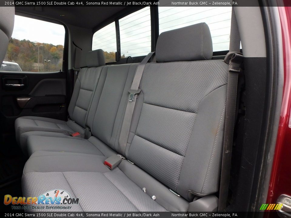 2014 GMC Sierra 1500 SLE Double Cab 4x4 Sonoma Red Metallic / Jet Black/Dark Ash Photo #18