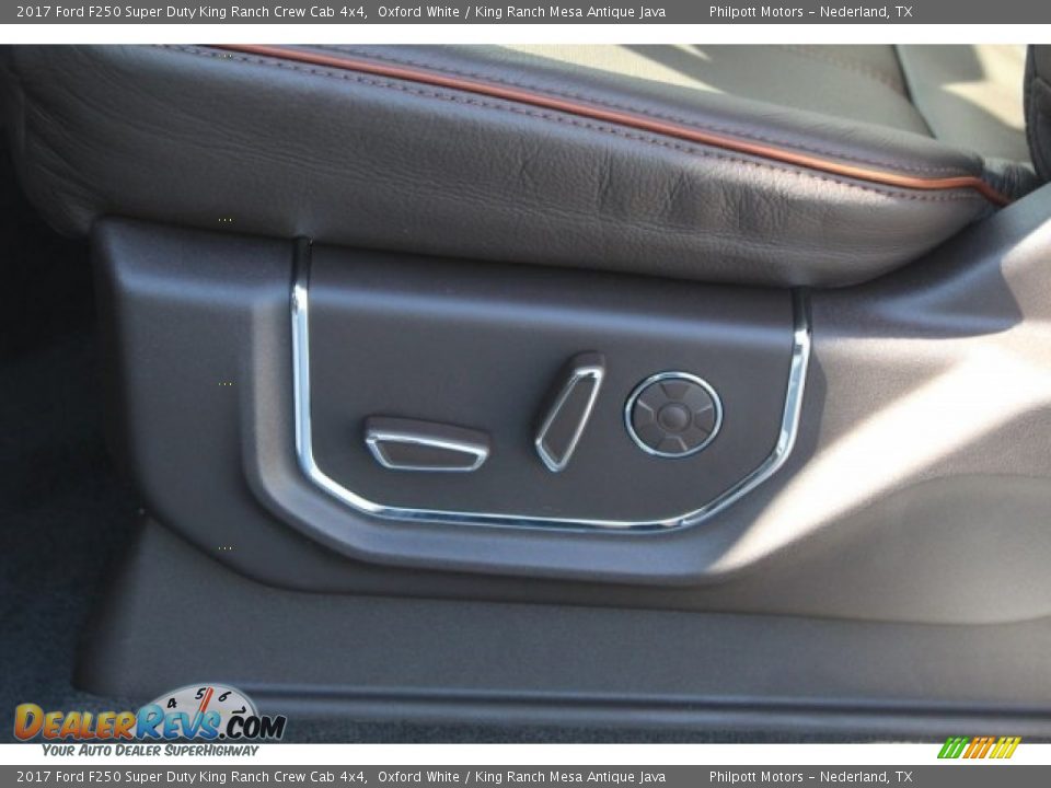 2017 Ford F250 Super Duty King Ranch Crew Cab 4x4 Oxford White / King Ranch Mesa Antique Java Photo #12