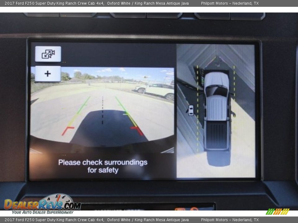 2017 Ford F250 Super Duty King Ranch Crew Cab 4x4 Oxford White / King Ranch Mesa Antique Java Photo #13