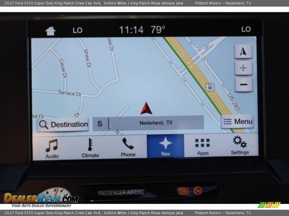 2017 Ford F250 Super Duty King Ranch Crew Cab 4x4 Oxford White / King Ranch Mesa Antique Java Photo #14
