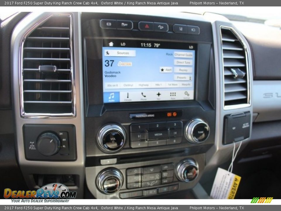 2017 Ford F250 Super Duty King Ranch Crew Cab 4x4 Oxford White / King Ranch Mesa Antique Java Photo #15