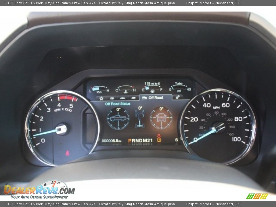 2017 Ford F250 Super Duty King Ranch Crew Cab 4x4 Oxford White / King Ranch Mesa Antique Java Photo #18