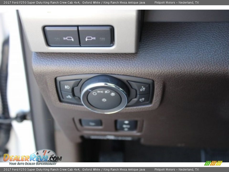 2017 Ford F250 Super Duty King Ranch Crew Cab 4x4 Oxford White / King Ranch Mesa Antique Java Photo #19