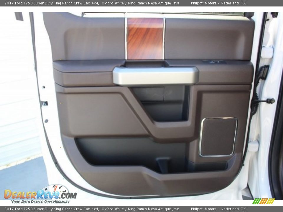 2017 Ford F250 Super Duty King Ranch Crew Cab 4x4 Oxford White / King Ranch Mesa Antique Java Photo #20