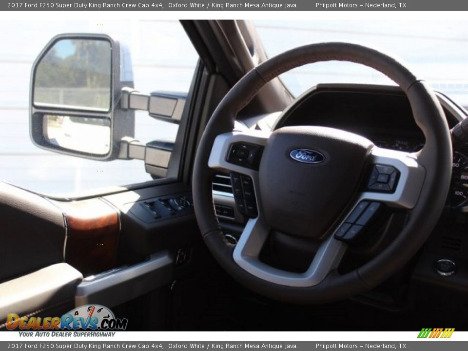 2017 Ford F250 Super Duty King Ranch Crew Cab 4x4 Oxford White / King Ranch Mesa Antique Java Photo #23