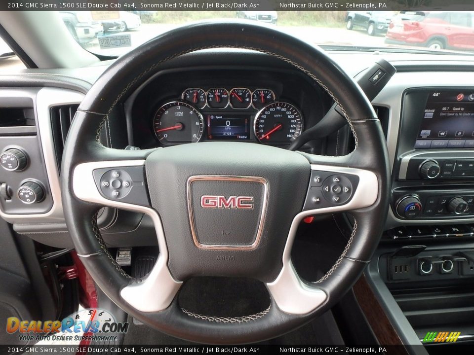 2014 GMC Sierra 1500 SLE Double Cab 4x4 Sonoma Red Metallic / Jet Black/Dark Ash Photo #24