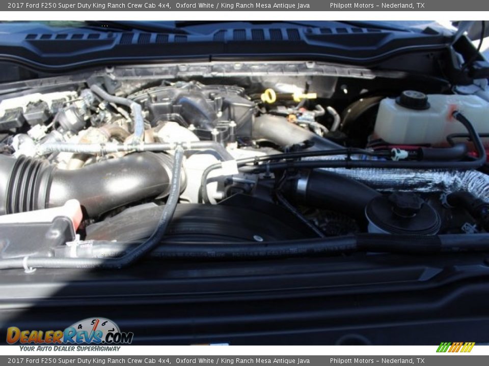 2017 Ford F250 Super Duty King Ranch Crew Cab 4x4 Oxford White / King Ranch Mesa Antique Java Photo #25