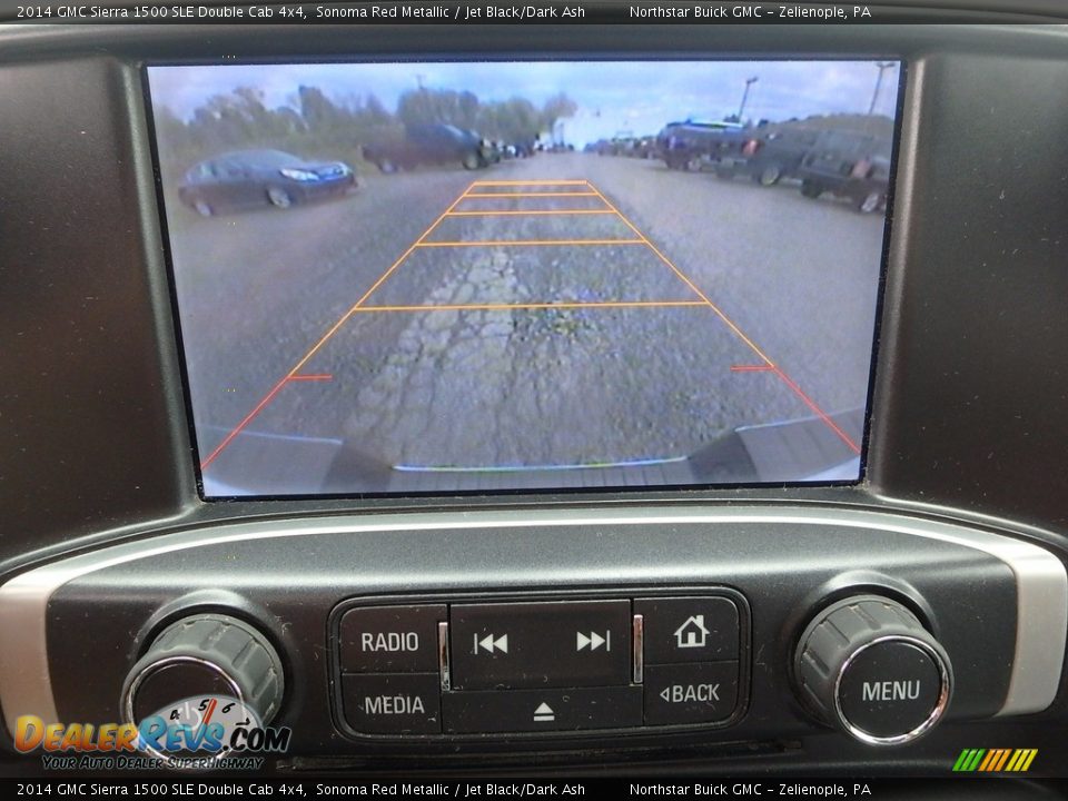 2014 GMC Sierra 1500 SLE Double Cab 4x4 Sonoma Red Metallic / Jet Black/Dark Ash Photo #27