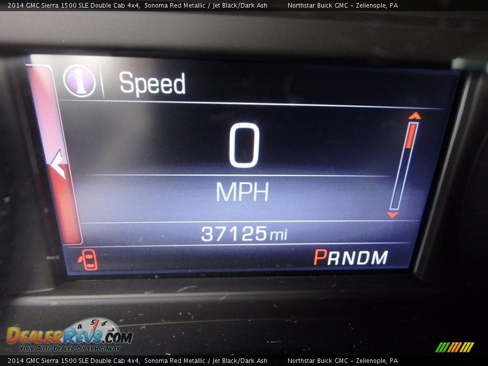 2014 GMC Sierra 1500 SLE Double Cab 4x4 Sonoma Red Metallic / Jet Black/Dark Ash Photo #30