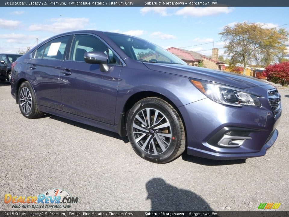 2018 Subaru Legacy 2.5i Premium Twilight Blue Metallic / Titanium Gray Photo #1