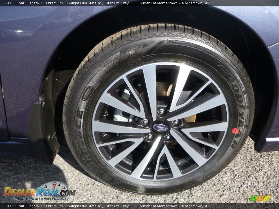 2018 Subaru Legacy 2.5i Premium Twilight Blue Metallic / Titanium Gray Photo #2