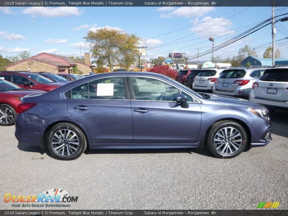 2018 Subaru Legacy 2.5i Premium Twilight Blue Metallic / Titanium Gray Photo #3