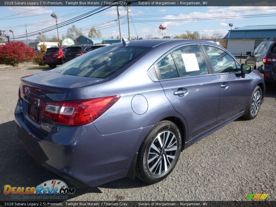 2018 Subaru Legacy 2.5i Premium Twilight Blue Metallic / Titanium Gray Photo #4