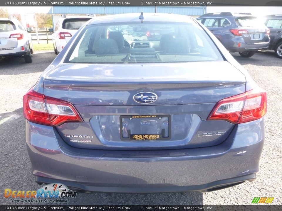 2018 Subaru Legacy 2.5i Premium Twilight Blue Metallic / Titanium Gray Photo #5
