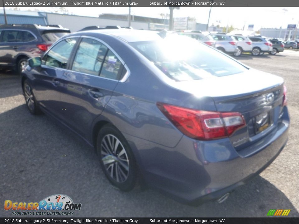 2018 Subaru Legacy 2.5i Premium Twilight Blue Metallic / Titanium Gray Photo #6