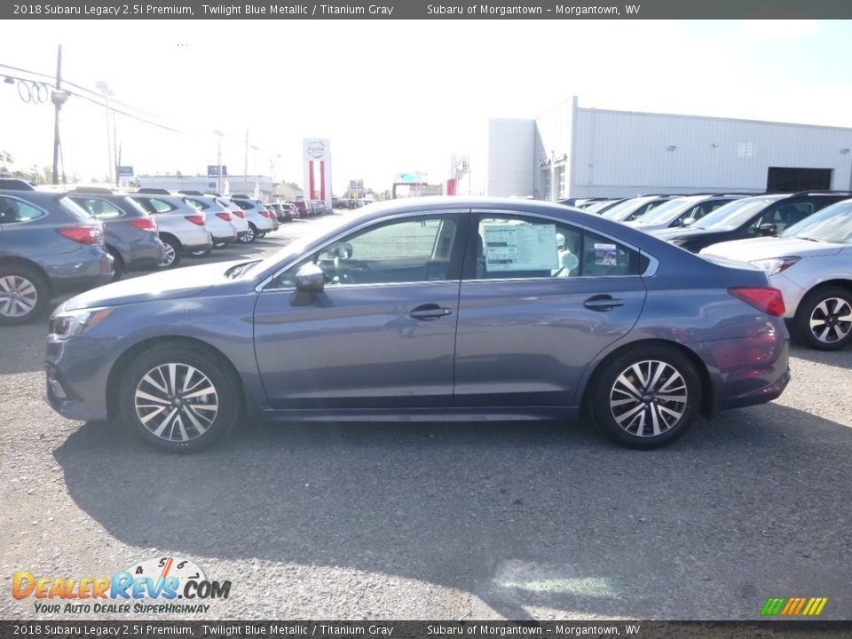 2018 Subaru Legacy 2.5i Premium Twilight Blue Metallic / Titanium Gray Photo #7
