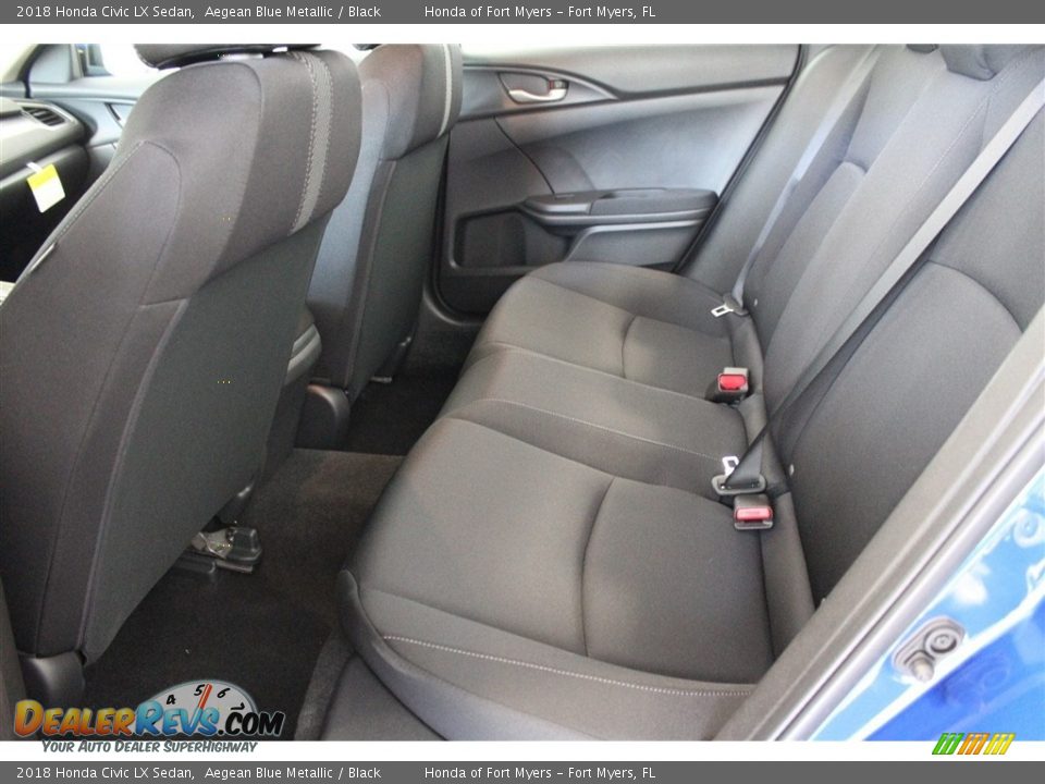 Rear Seat of 2018 Honda Civic LX Sedan Photo #21