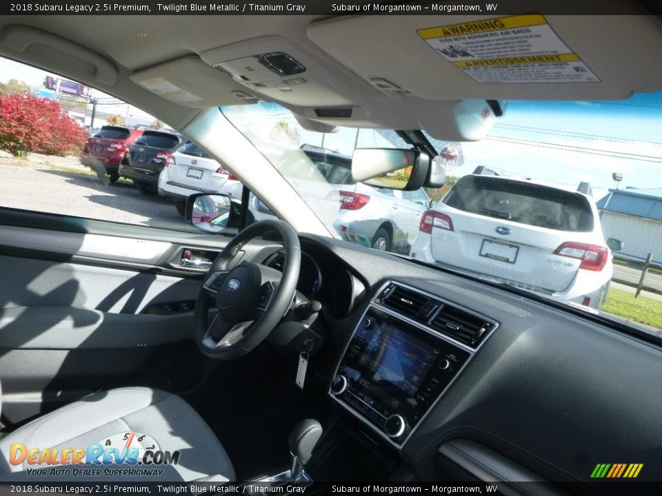 2018 Subaru Legacy 2.5i Premium Twilight Blue Metallic / Titanium Gray Photo #12