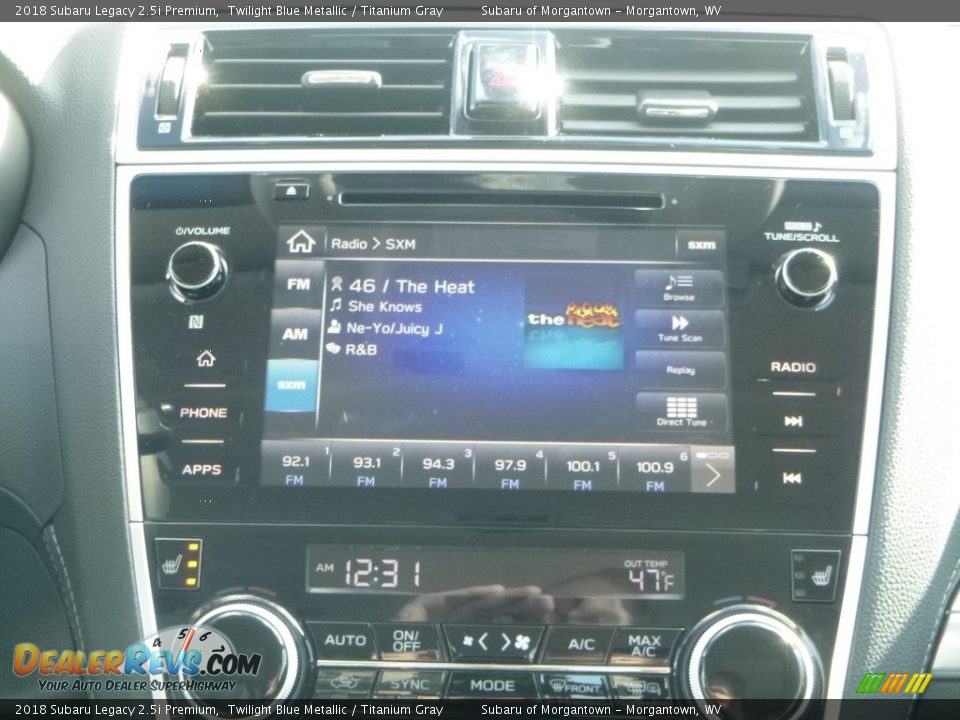 2018 Subaru Legacy 2.5i Premium Twilight Blue Metallic / Titanium Gray Photo #18