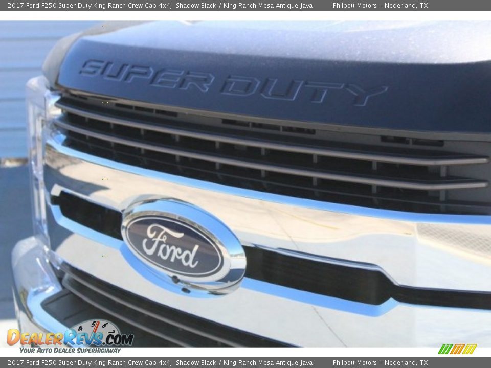 2017 Ford F250 Super Duty King Ranch Crew Cab 4x4 Shadow Black / King Ranch Mesa Antique Java Photo #4