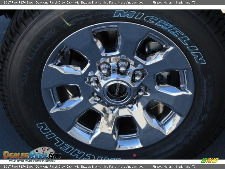 2017 Ford F250 Super Duty King Ranch Crew Cab 4x4 Shadow Black / King Ranch Mesa Antique Java Photo #5