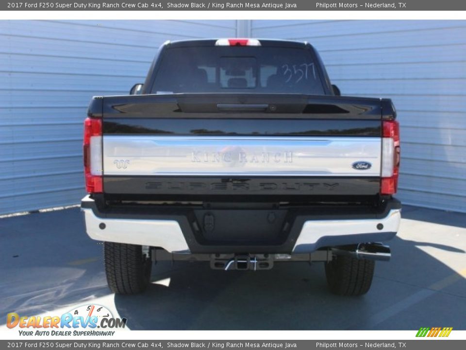 2017 Ford F250 Super Duty King Ranch Crew Cab 4x4 Shadow Black / King Ranch Mesa Antique Java Photo #10