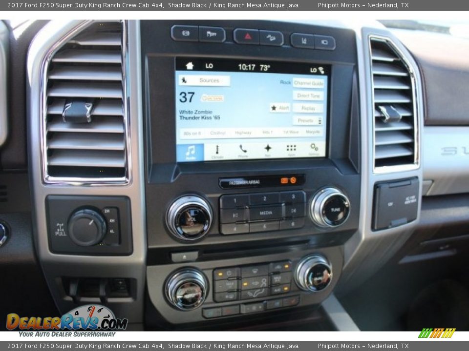 2017 Ford F250 Super Duty King Ranch Crew Cab 4x4 Shadow Black / King Ranch Mesa Antique Java Photo #18