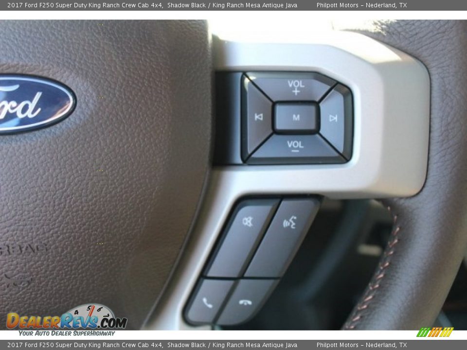 2017 Ford F250 Super Duty King Ranch Crew Cab 4x4 Shadow Black / King Ranch Mesa Antique Java Photo #21
