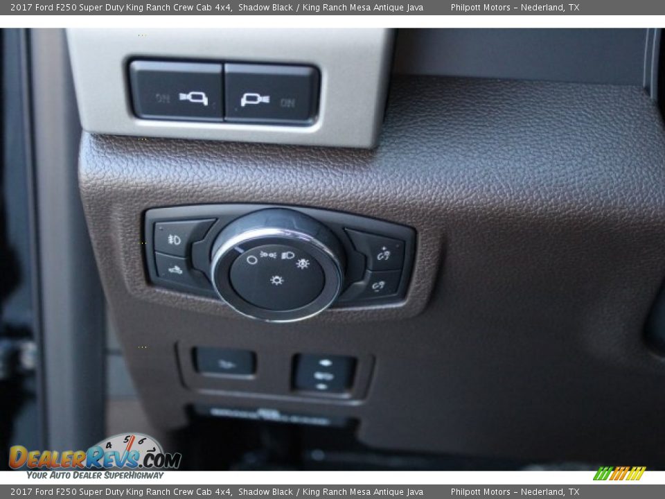 2017 Ford F250 Super Duty King Ranch Crew Cab 4x4 Shadow Black / King Ranch Mesa Antique Java Photo #22