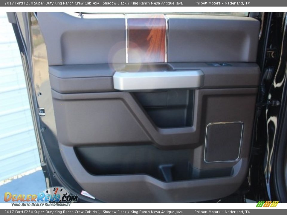 2017 Ford F250 Super Duty King Ranch Crew Cab 4x4 Shadow Black / King Ranch Mesa Antique Java Photo #23