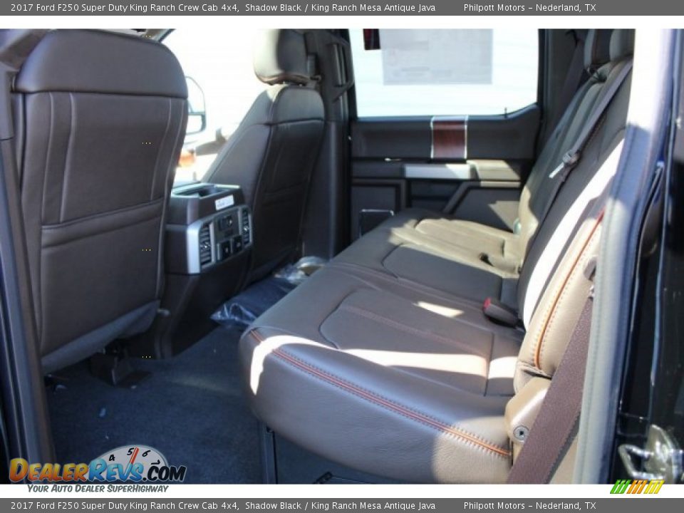 2017 Ford F250 Super Duty King Ranch Crew Cab 4x4 Shadow Black / King Ranch Mesa Antique Java Photo #24