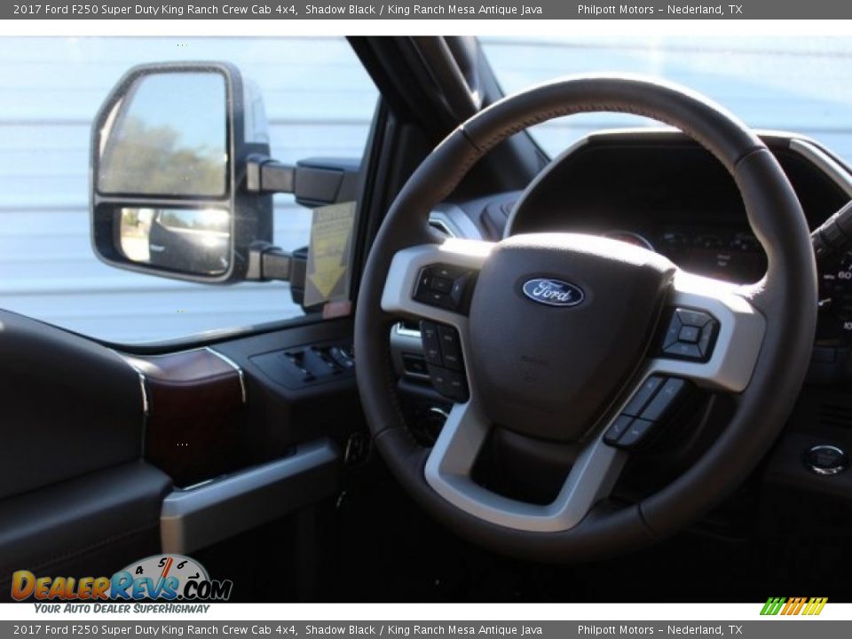2017 Ford F250 Super Duty King Ranch Crew Cab 4x4 Shadow Black / King Ranch Mesa Antique Java Photo #26