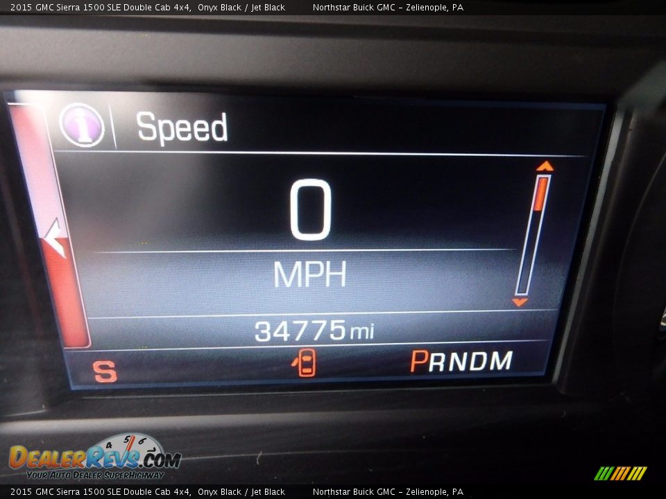 2015 GMC Sierra 1500 SLE Double Cab 4x4 Onyx Black / Jet Black Photo #30
