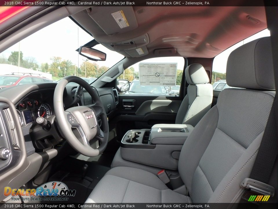 Dark Ash/Jet Black Interior - 2018 GMC Sierra 1500 Regular Cab 4WD Photo #12