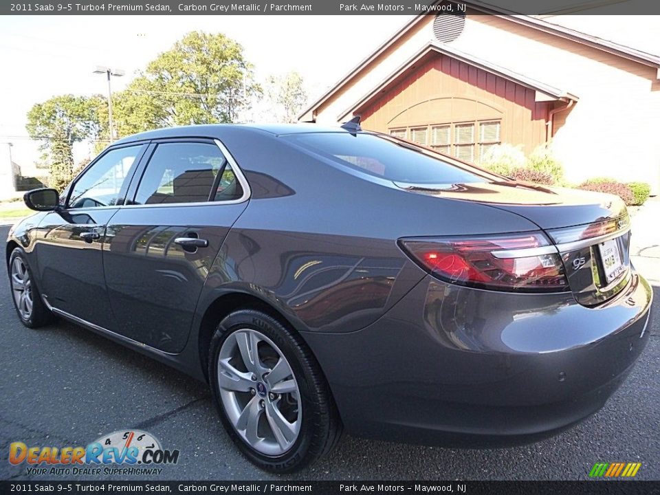 2011 Saab 9-5 Turbo4 Premium Sedan Carbon Grey Metallic / Parchment Photo #3