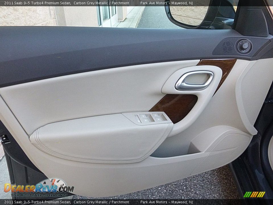2011 Saab 9-5 Turbo4 Premium Sedan Carbon Grey Metallic / Parchment Photo #10