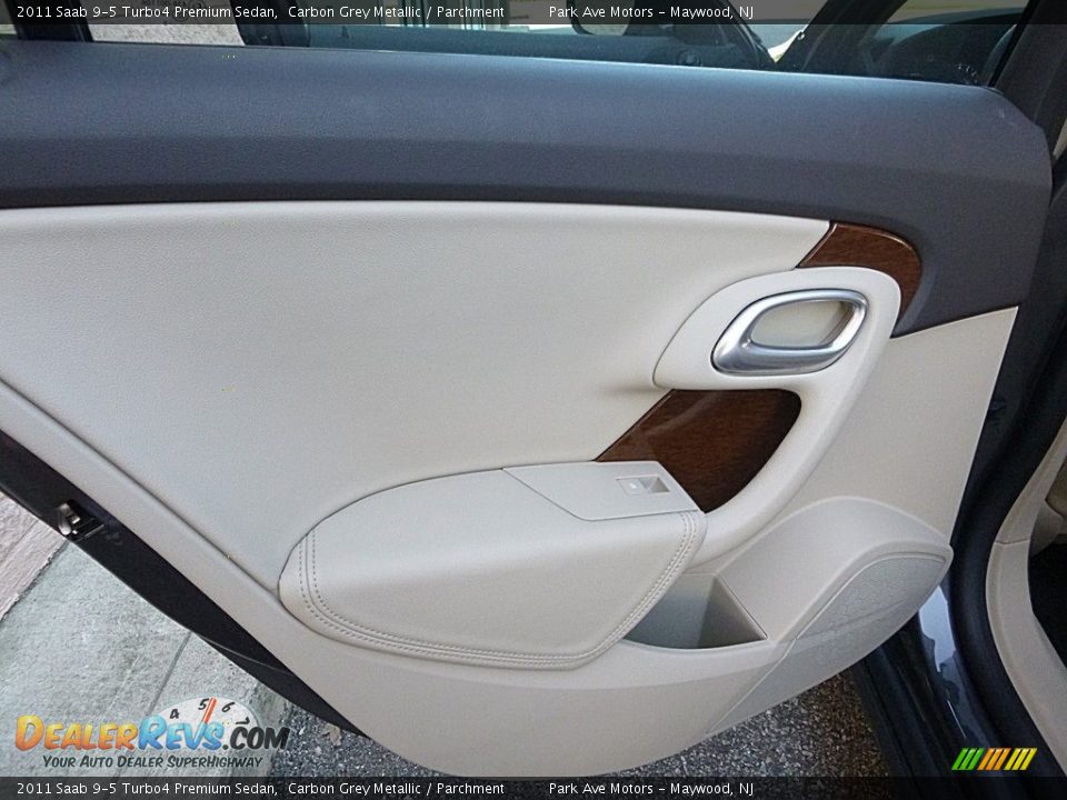 2011 Saab 9-5 Turbo4 Premium Sedan Carbon Grey Metallic / Parchment Photo #14