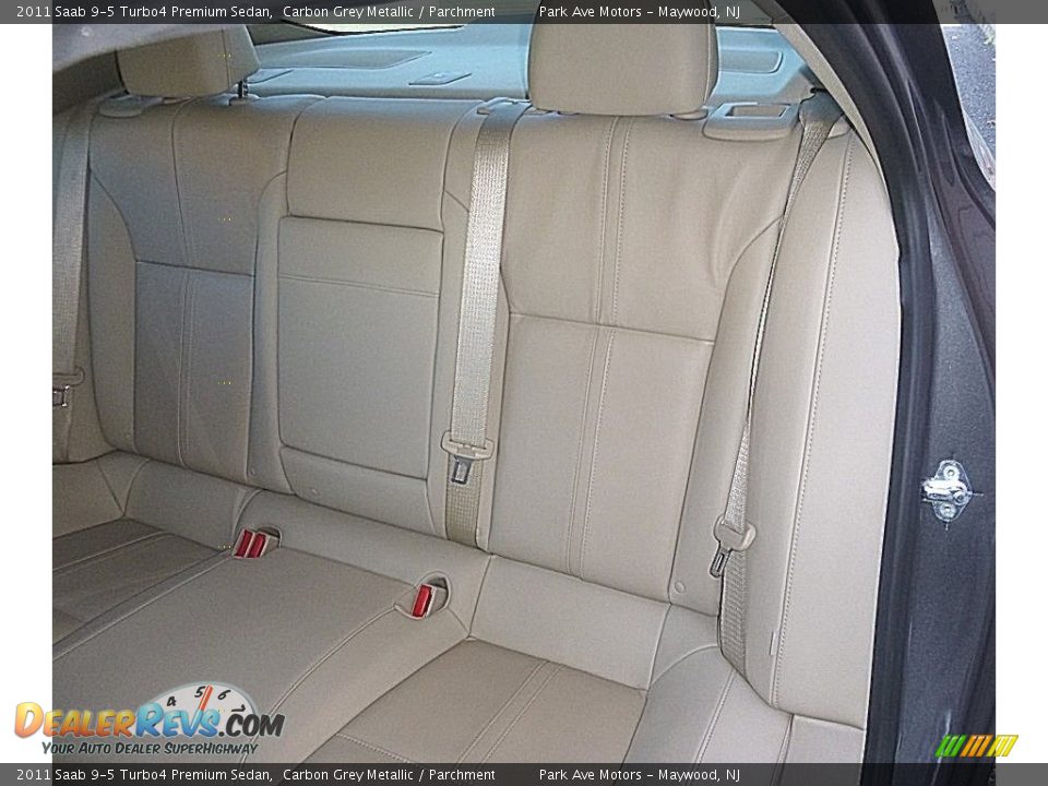 2011 Saab 9-5 Turbo4 Premium Sedan Carbon Grey Metallic / Parchment Photo #15