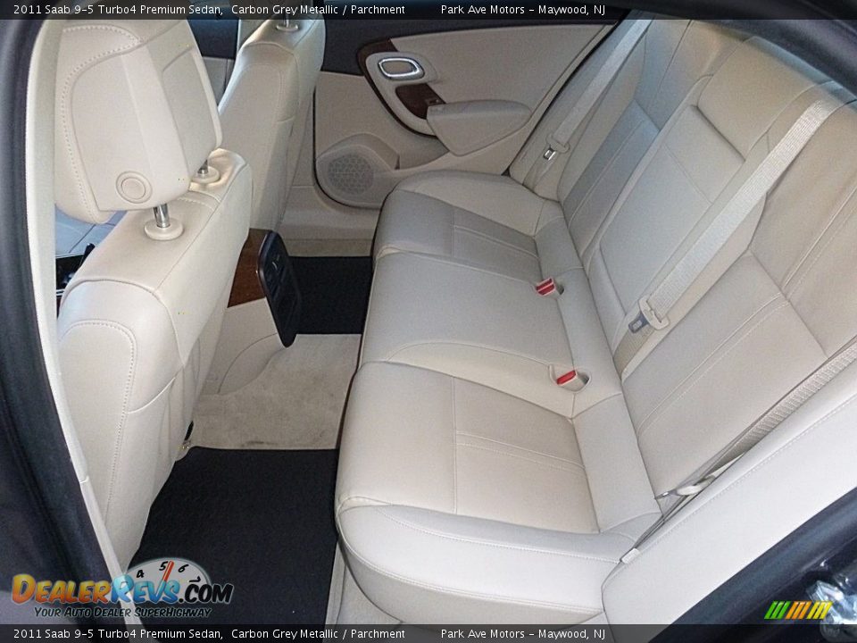 2011 Saab 9-5 Turbo4 Premium Sedan Carbon Grey Metallic / Parchment Photo #16
