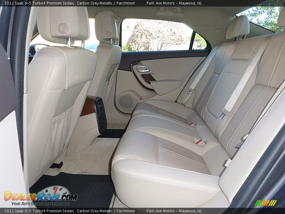 2011 Saab 9-5 Turbo4 Premium Sedan Carbon Grey Metallic / Parchment Photo #17