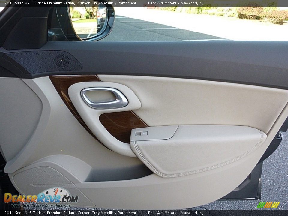 2011 Saab 9-5 Turbo4 Premium Sedan Carbon Grey Metallic / Parchment Photo #18