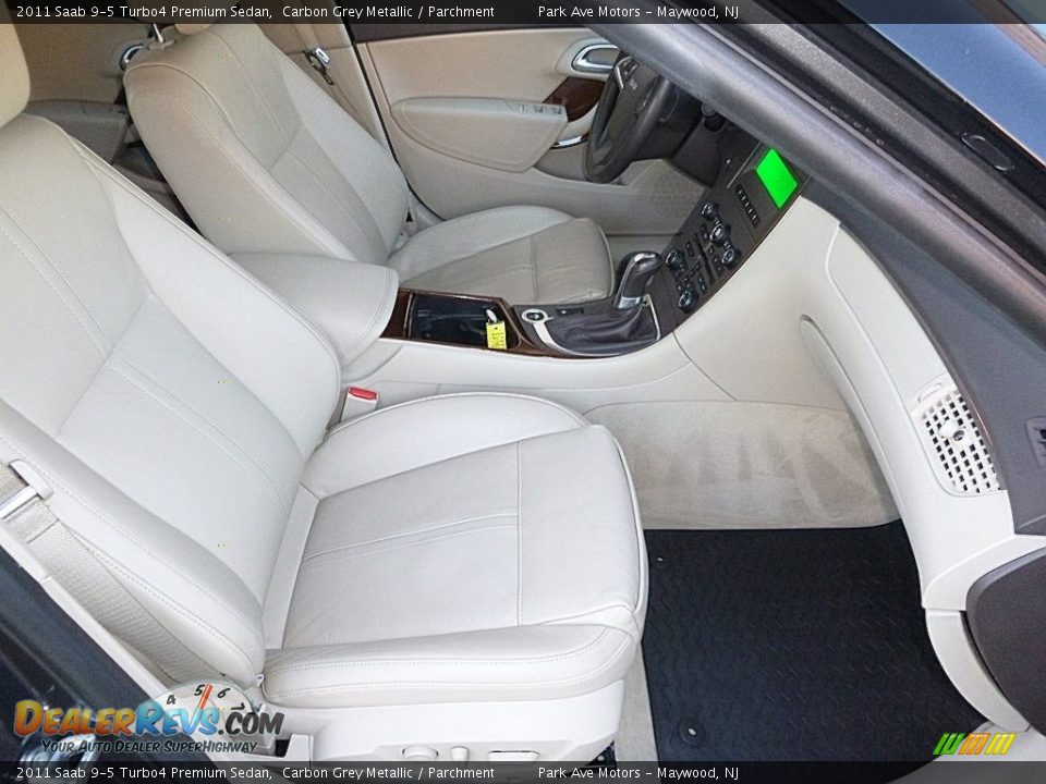 2011 Saab 9-5 Turbo4 Premium Sedan Carbon Grey Metallic / Parchment Photo #20