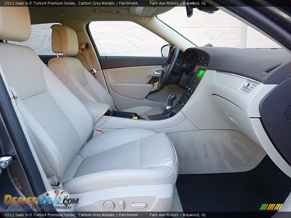 2011 Saab 9-5 Turbo4 Premium Sedan Carbon Grey Metallic / Parchment Photo #21