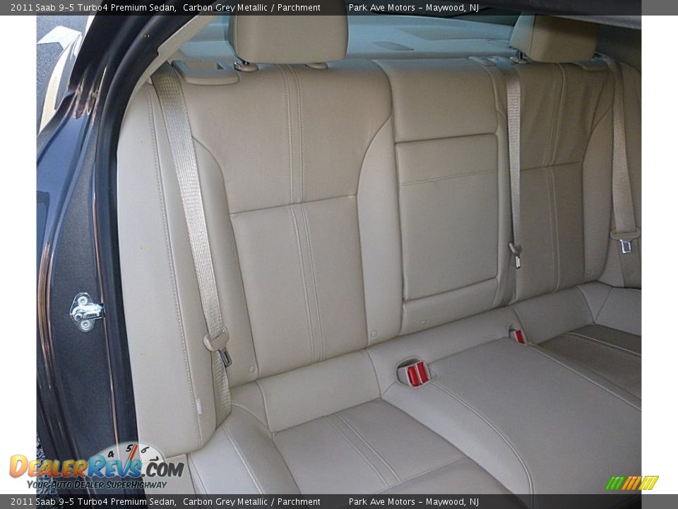 2011 Saab 9-5 Turbo4 Premium Sedan Carbon Grey Metallic / Parchment Photo #23